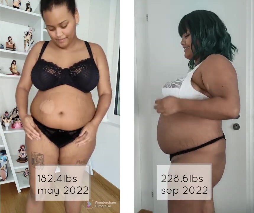chubby ebony weight gain