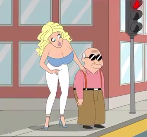 Animated - Funny blind grandpa