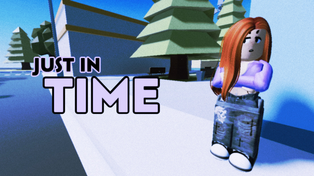 JUST IN TIME - Girl fart animation (ROBLOX)