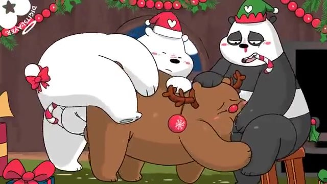 Polar x Pardo x Panda gay furry porn
