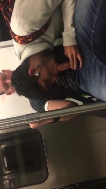 kissing and sucking in the subways
