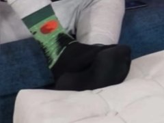 the hot black sweaty socks of my brother, who is swingi