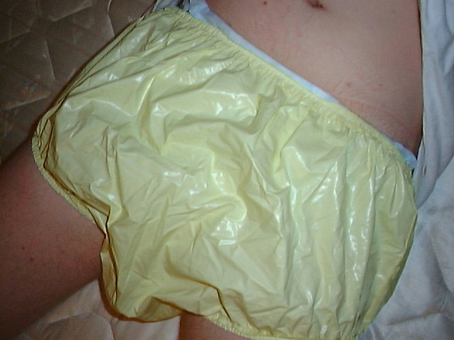 Plasticpant and Tena Diaper