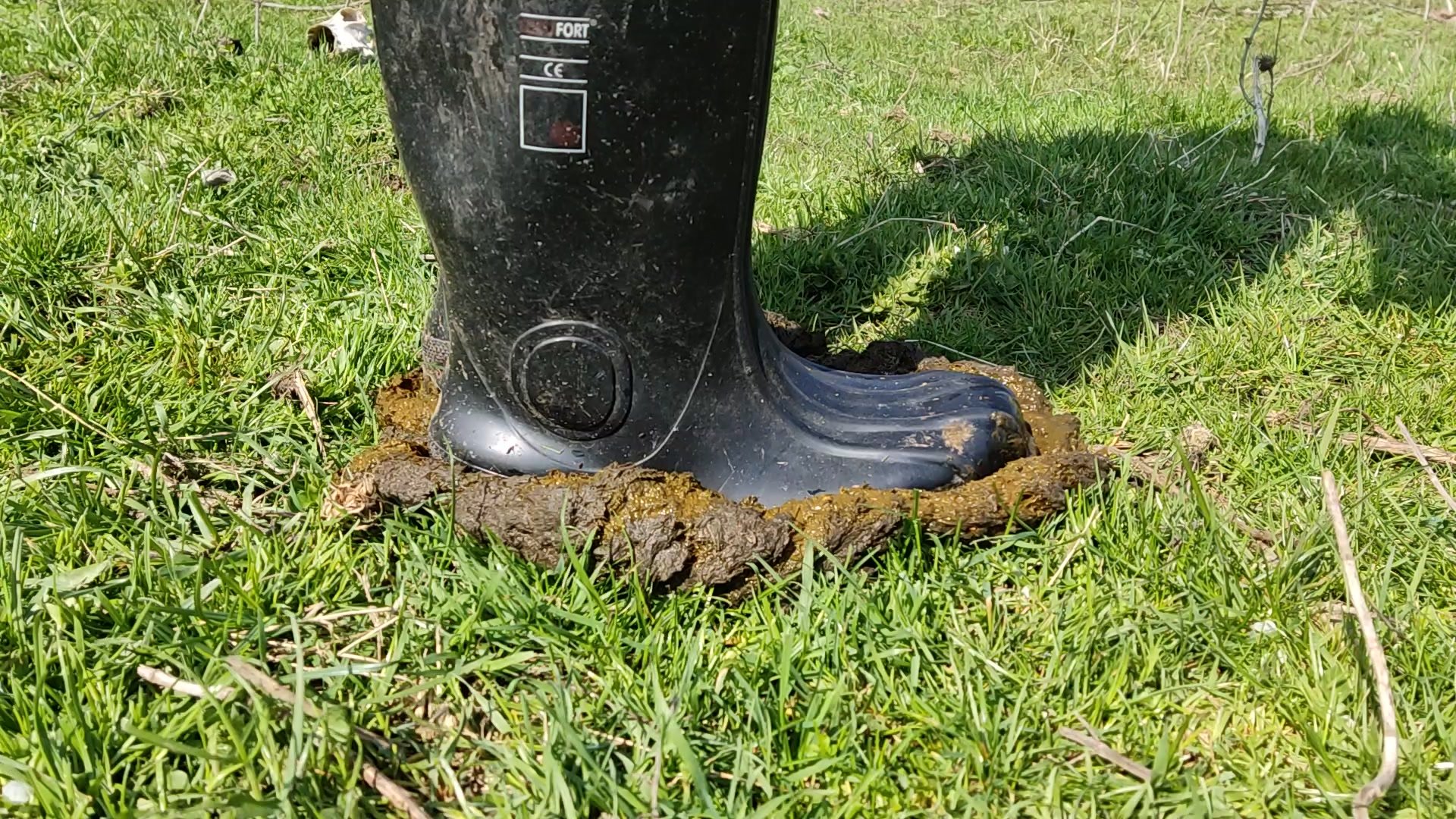 Rubber boots vs cowshit - video 50