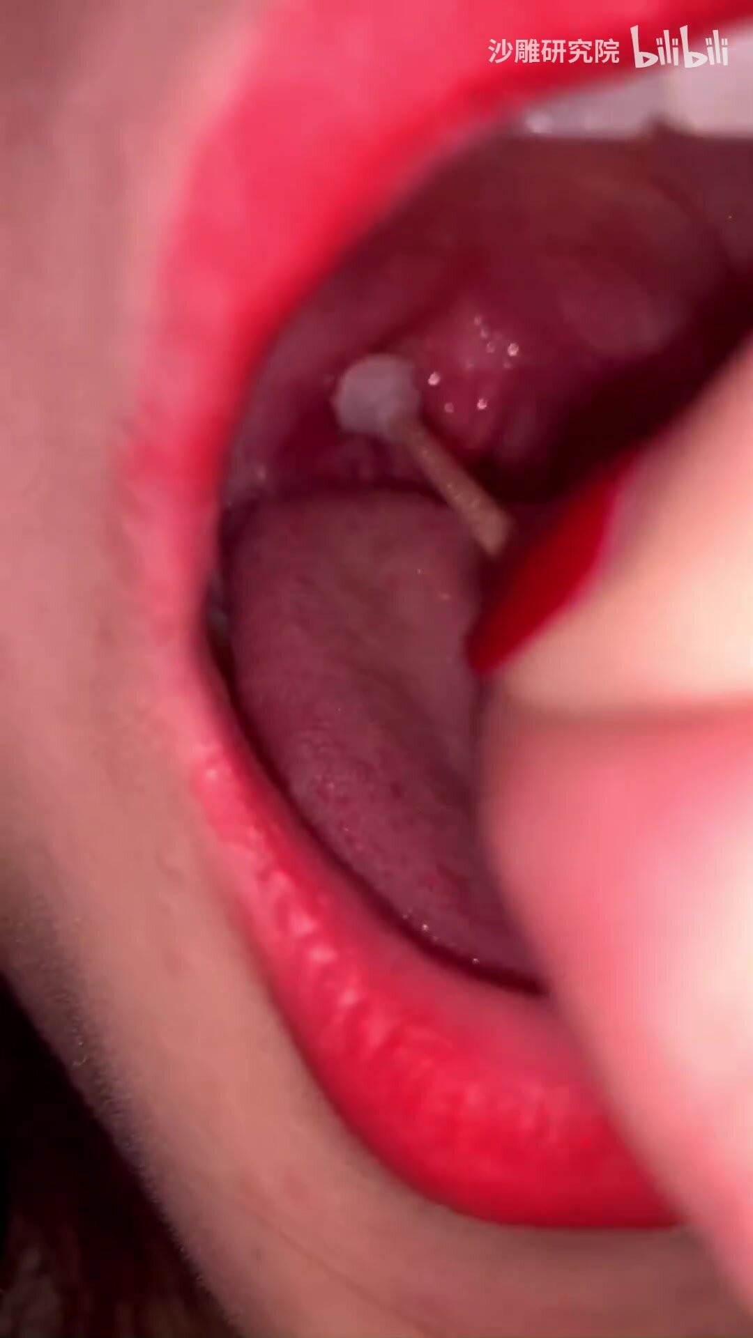 chinese girl shows her uvula 8