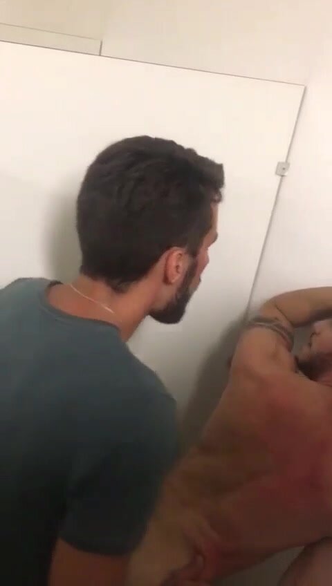 Caught fucking in a stall