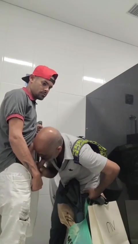 Cruising in a public restroom