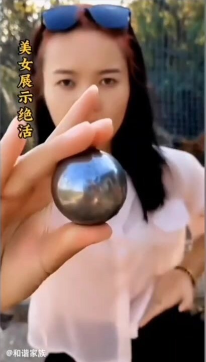 Asian girl swallow and rescue metal ball Part 1