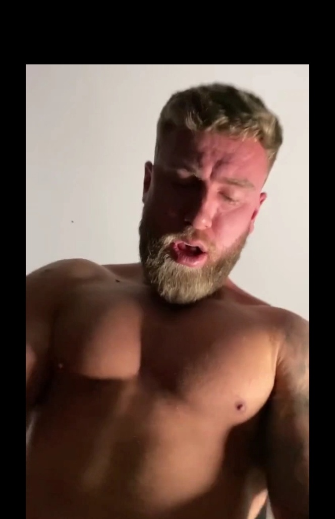 Hot bearded hunk passionate fuck FPOV
