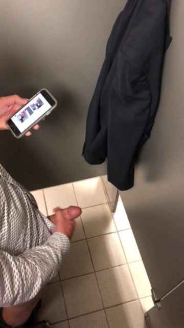 Caught Jerking In Bathroom Stall