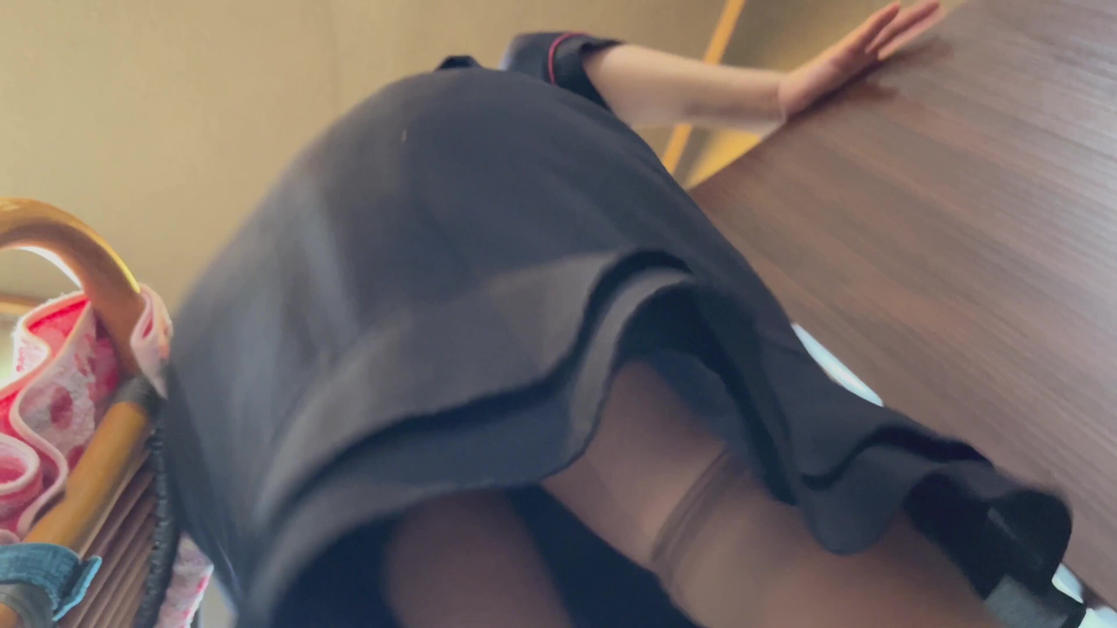 Japanese Lady Silk Stockings Upskirt - video 10
