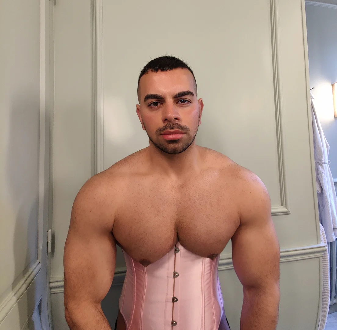 Fat Juicy Nipples - Pecs / nipples: JUICY PECS ON CORSET - ThisVid.com