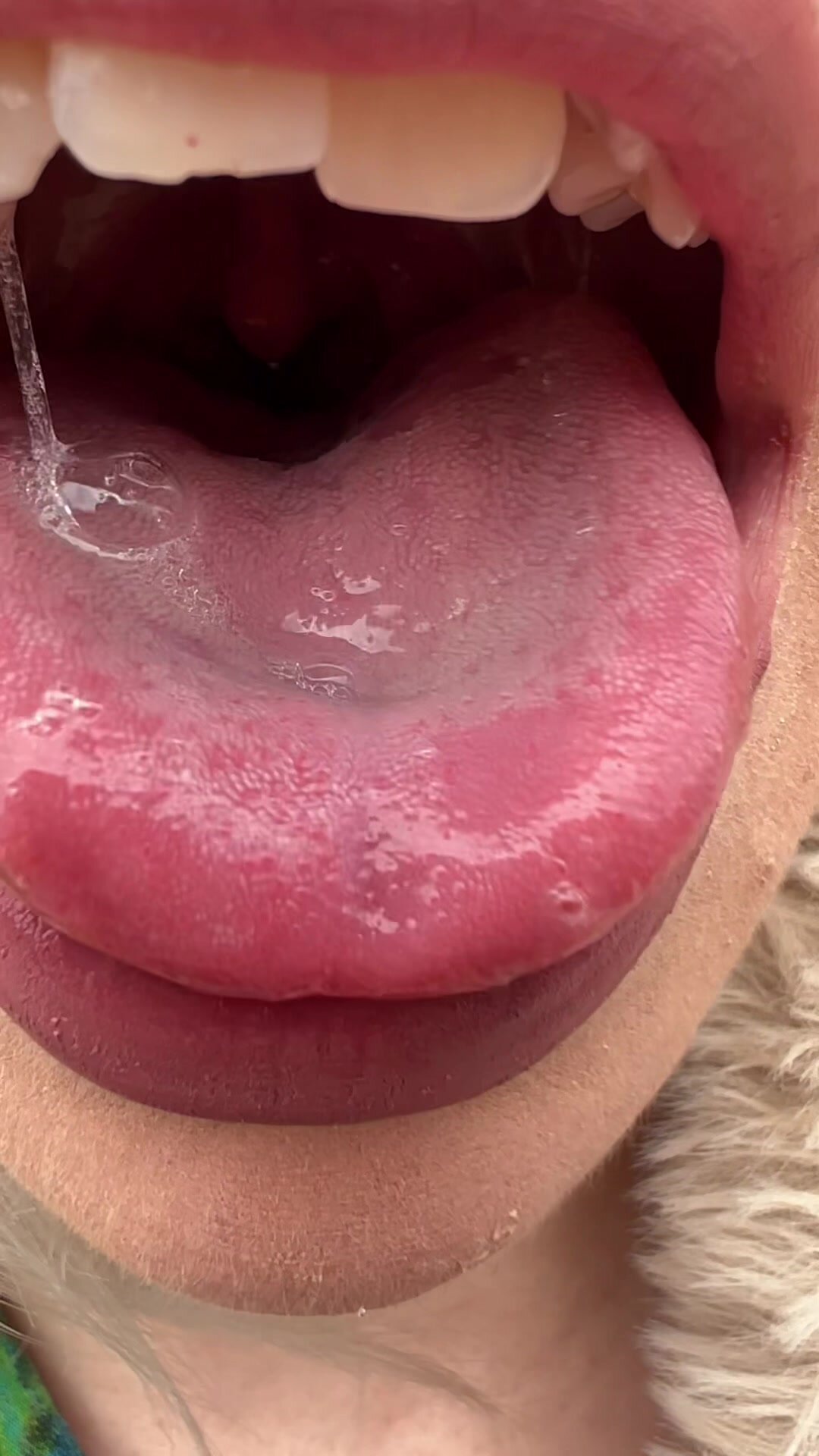 Mouth tongue uvula