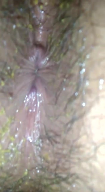 Ripe asshole after been drilled