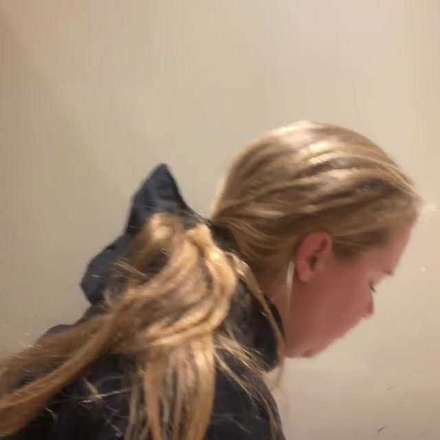 Amy Schumer puking in Public Toilet