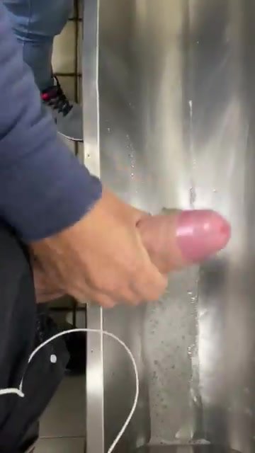 Friendly Hand in the Urinal