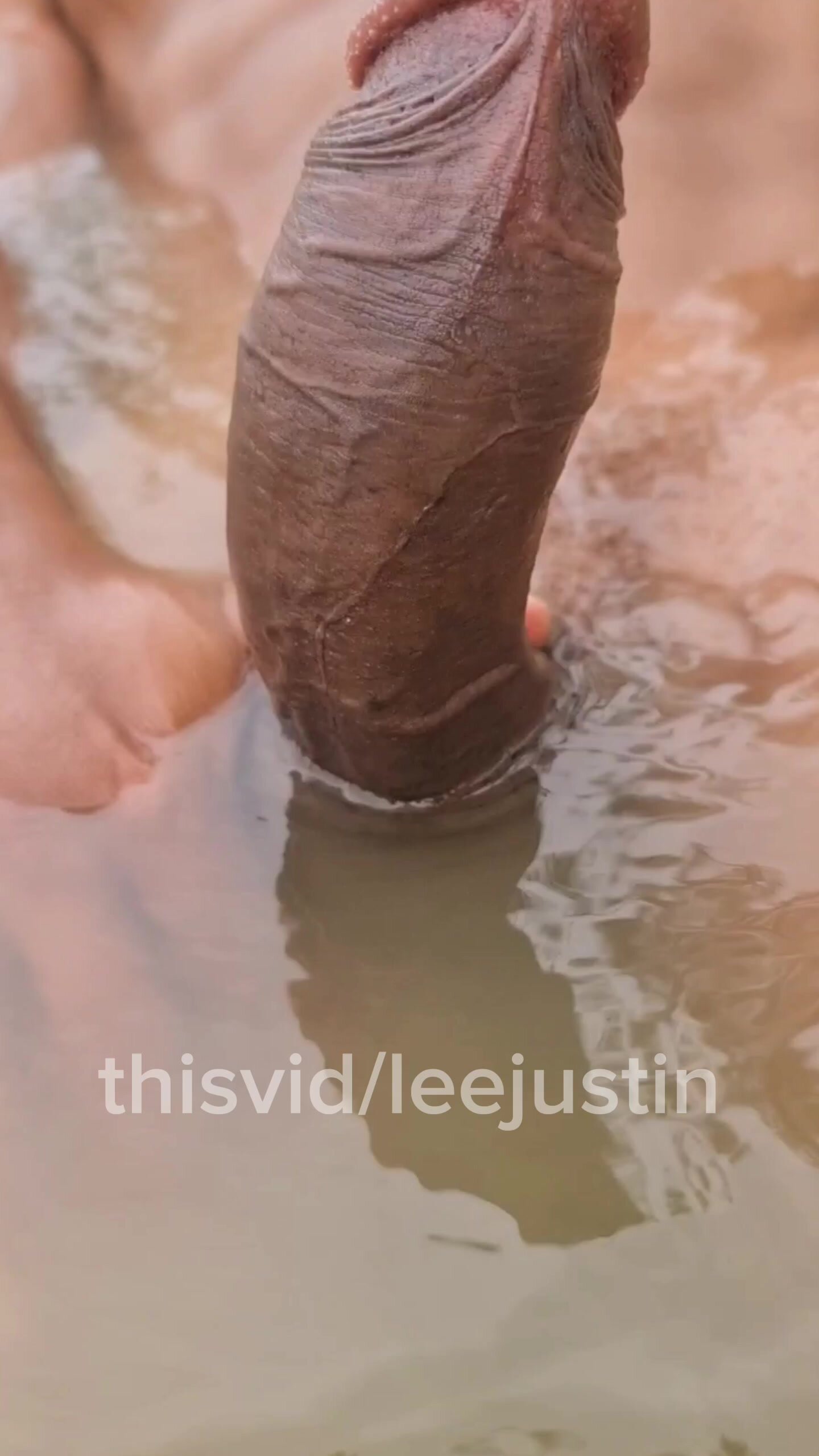 Latino sexy hunk with big dick swim (more in private)