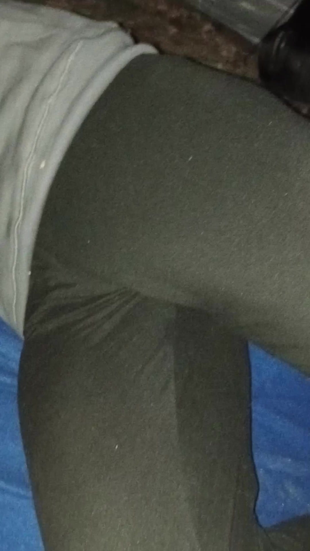 Wetting Leggings Laying in the Forest
