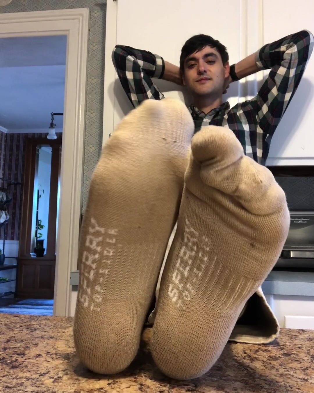 Sexy male feet worshiping - video 24
