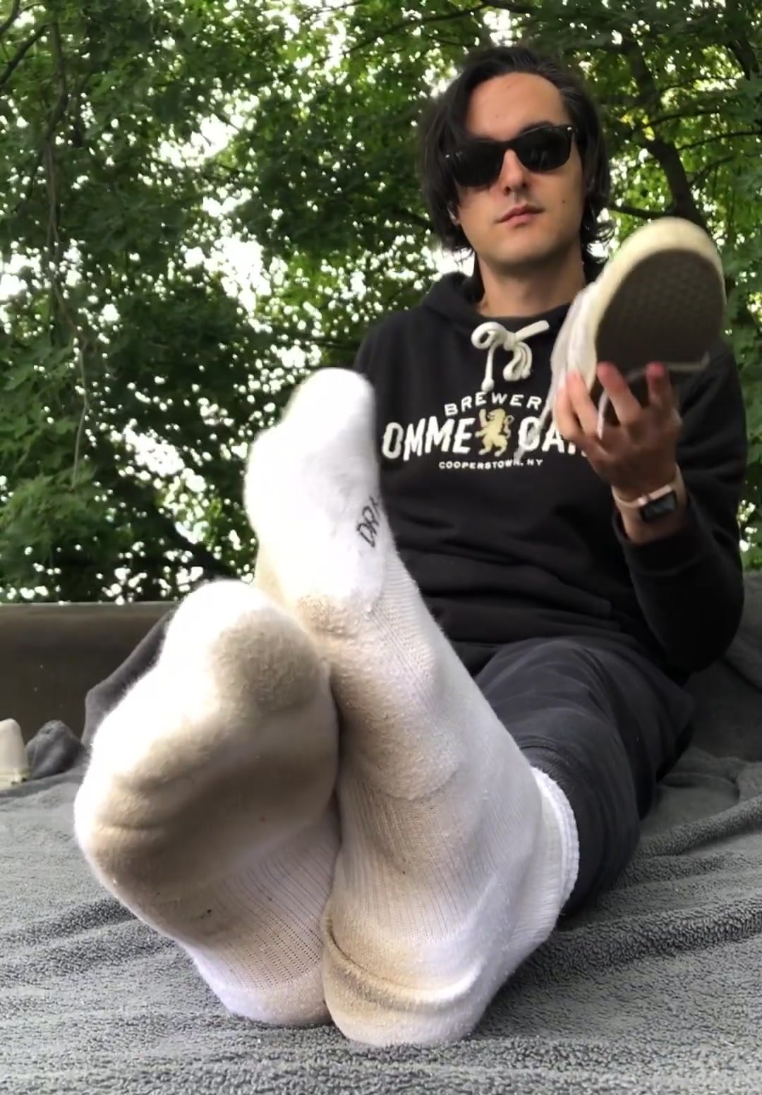 Sexy male feet worshiping - video 25
