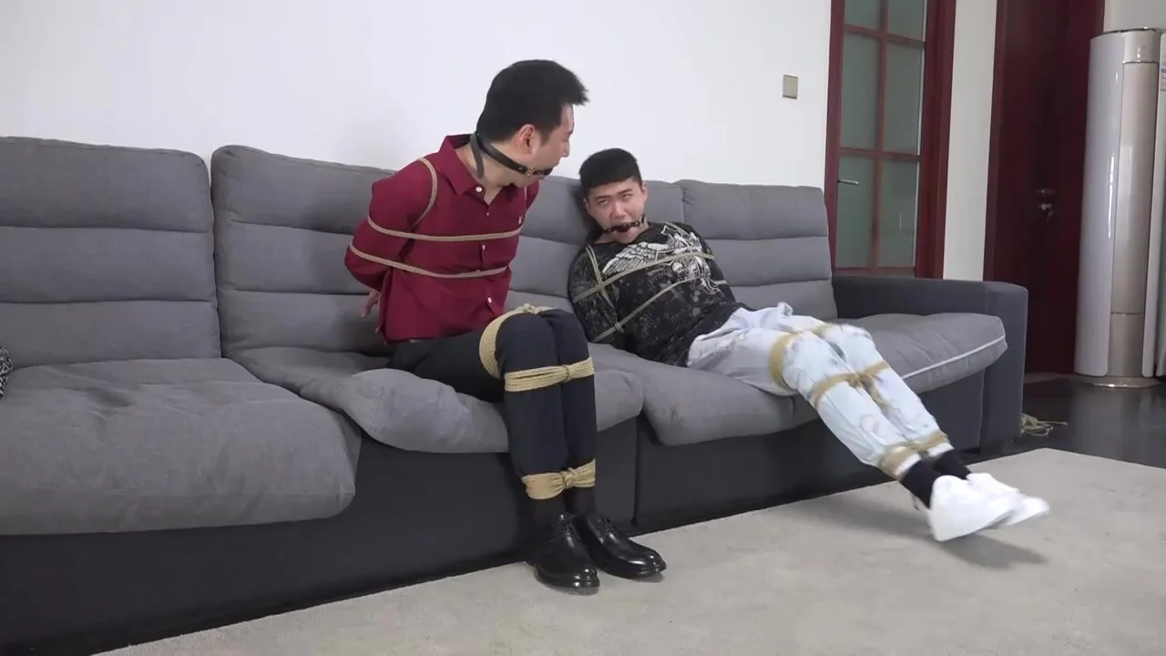 Two captured Lads in Bondage - ThisVid.com