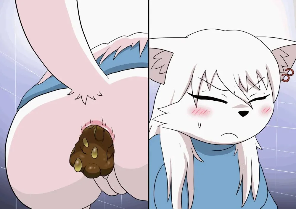 Sexy Anime Cat Girl Nude - Cat girl poop in squat toliet - ThisVid.com