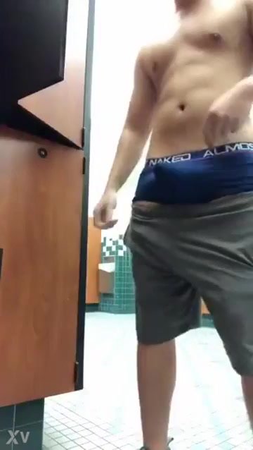 locker room cumshot - video 2