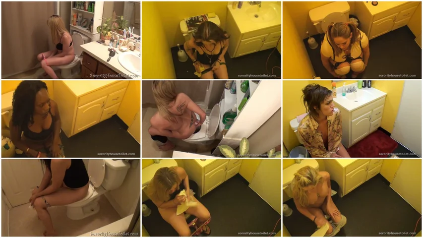 Classic American College Dorm Toilet - Shitting and Pissing Girls - Volume  01 - ThisVid.com