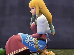 Zelda Farting On Link
