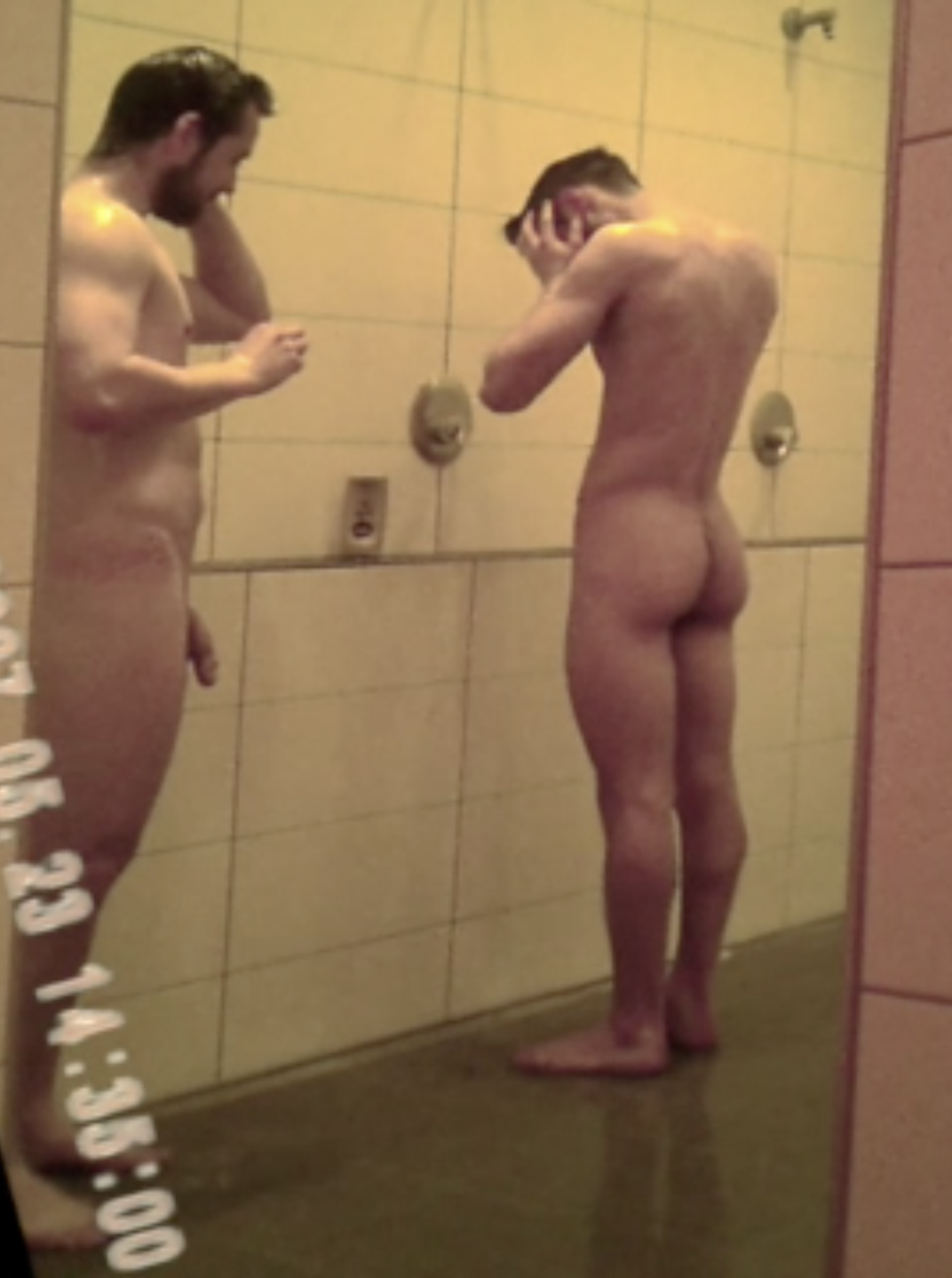 Hot gym bros shower