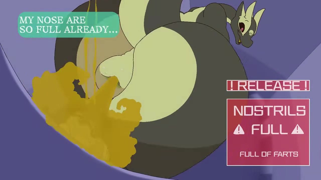Dragon farting on scalie