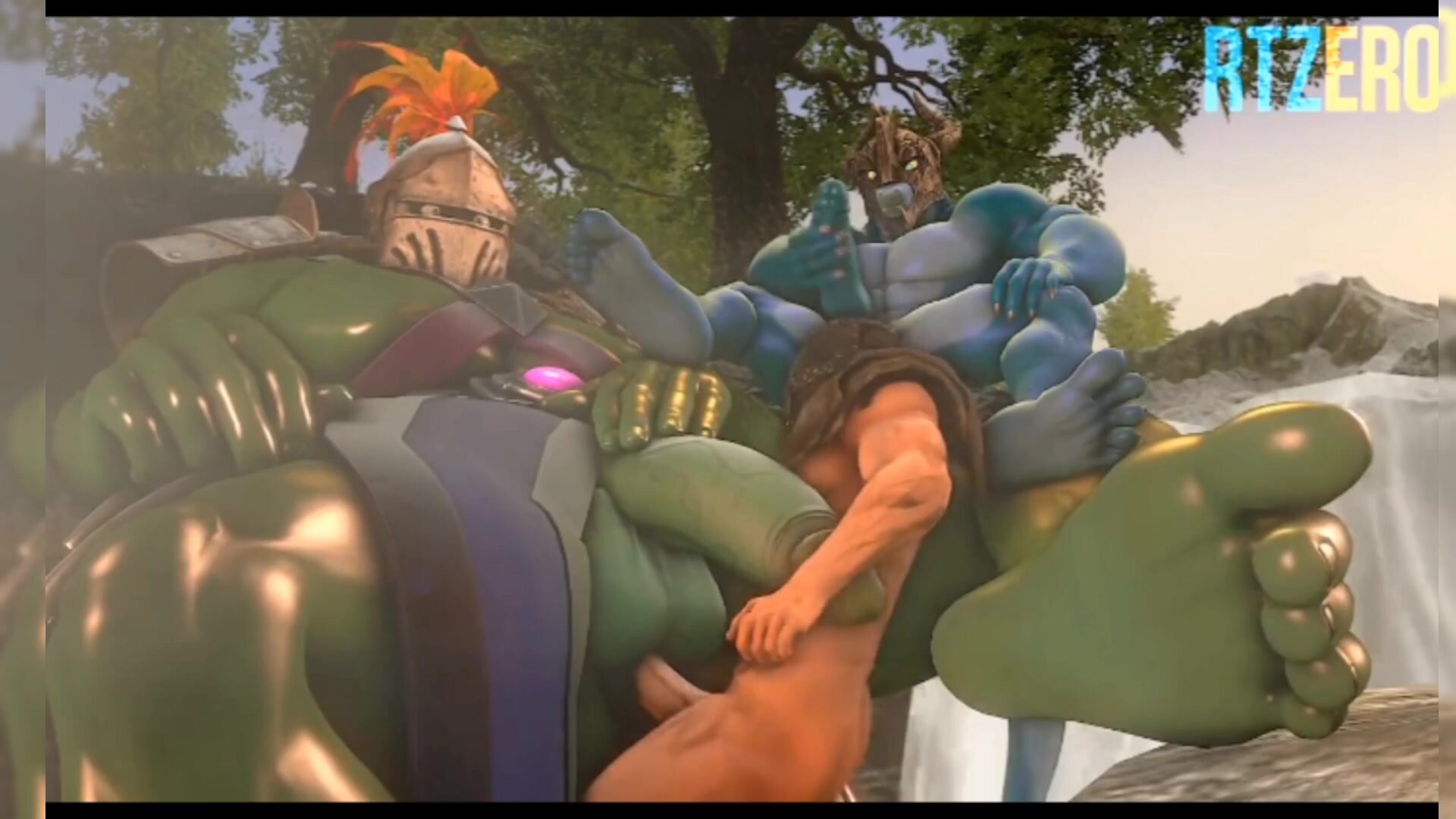 RTZERO: Green Giant Gets involved in threesome