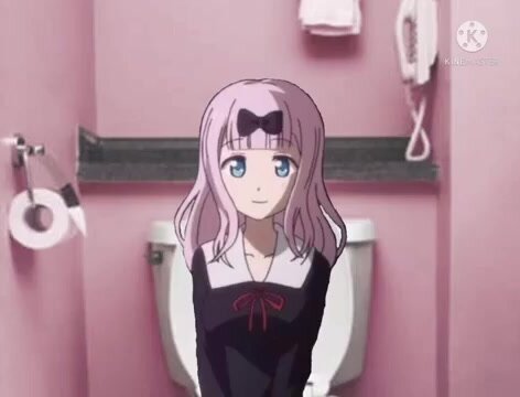 Chika Pees In The Toilet