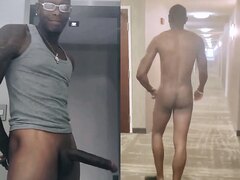 Str8 alpha walks in hotel nude