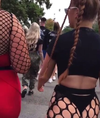 BRITISH PAWG ASS CLAPPING IN FISHNET & CAPTURED