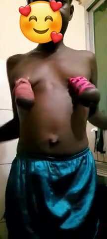 young girl with extreme saggy tits selfbondage
