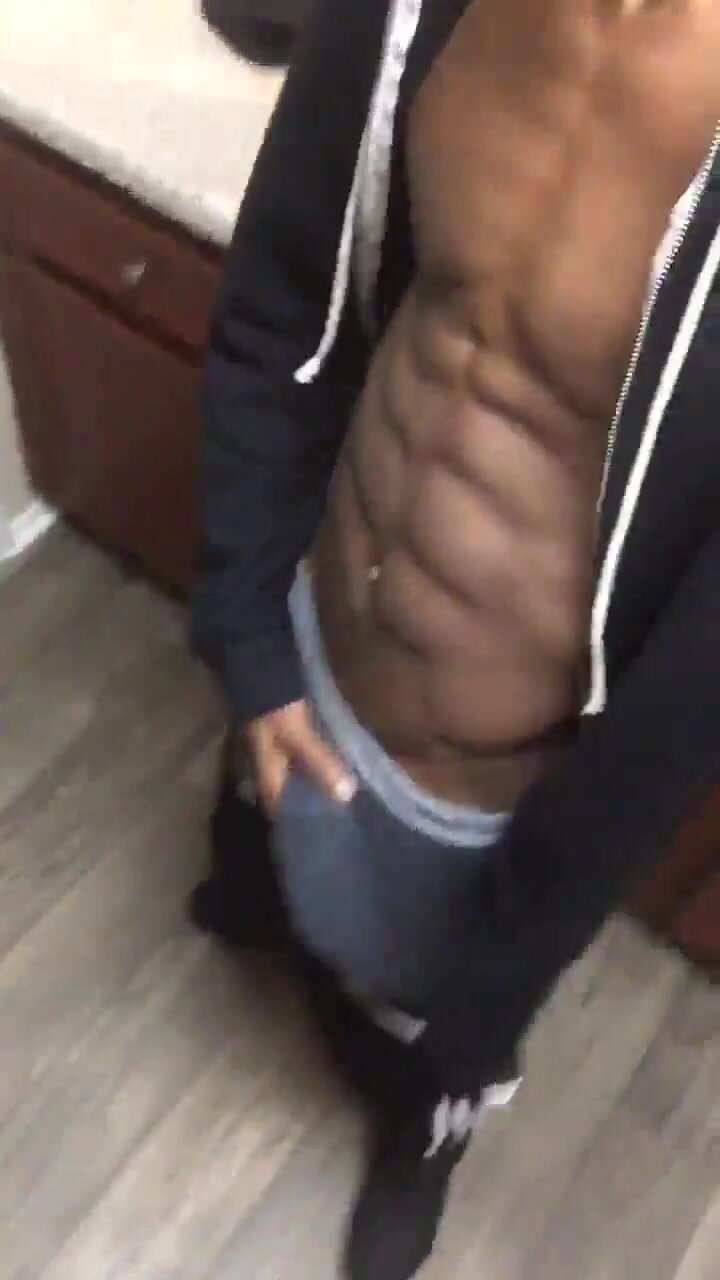 Guy Teases Hot Body and Belly Button
