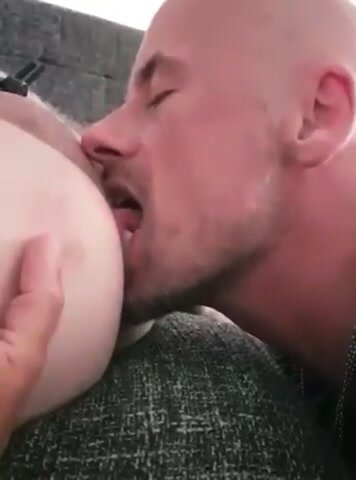 Eating and sniffing a nice ass