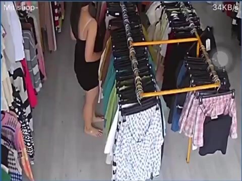 Dirty Girl Pees on Store Floor