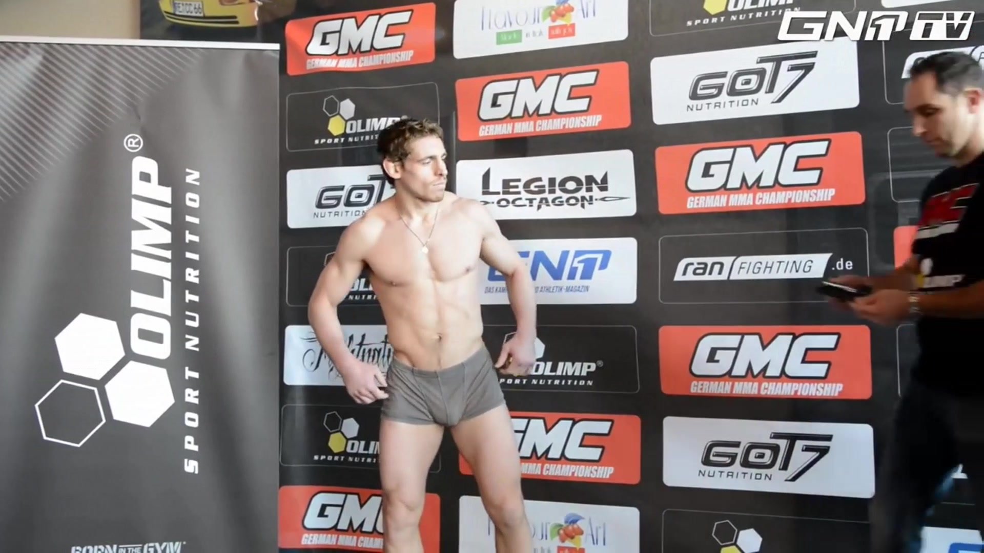 bulging in boxerbriefs at weigh in