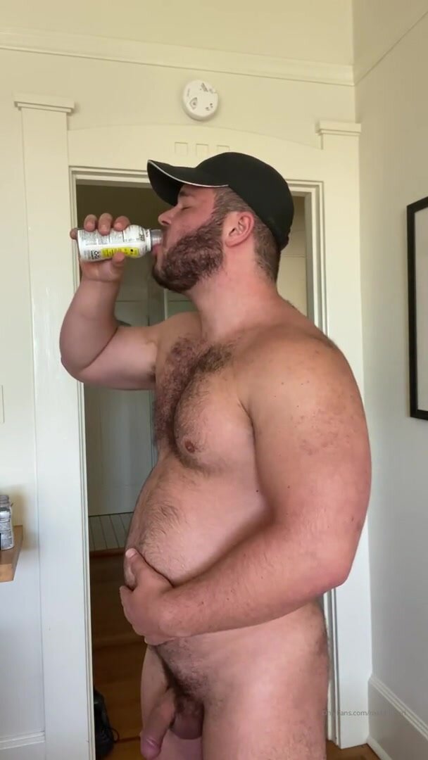 Confident Bear Cub Stuffs His Belly (A.S.M.R)