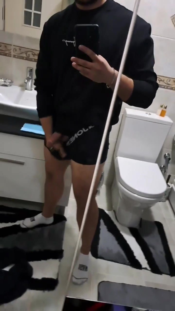 Turkish boy showing off big dick