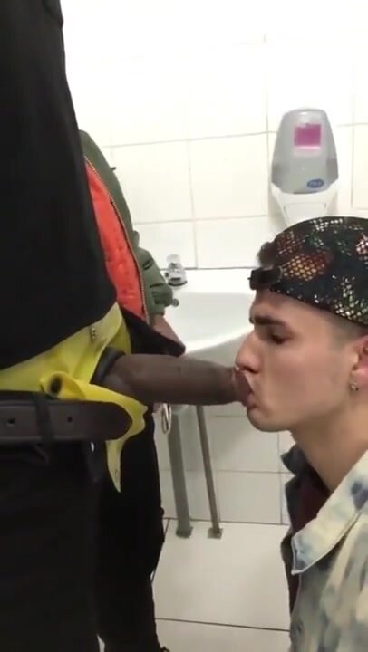 Boy sucks and drinks piss from BBC