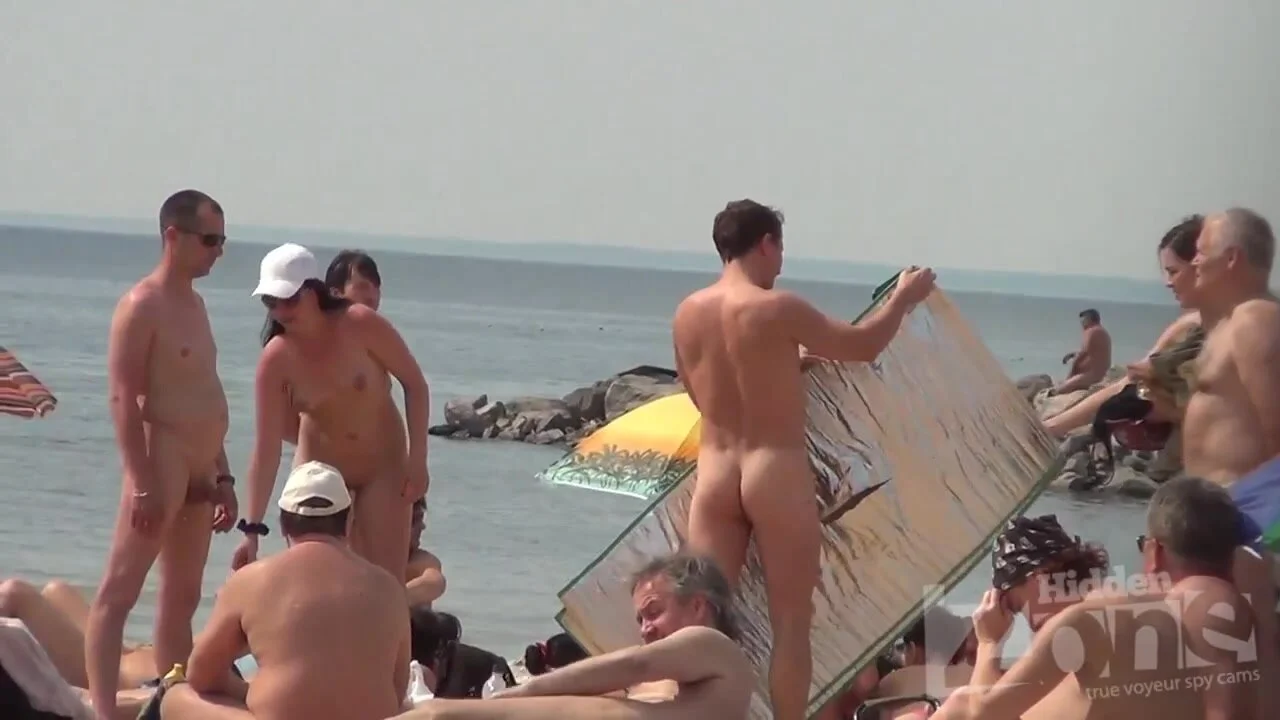 Crowded, nudist, beach, series - video 6
