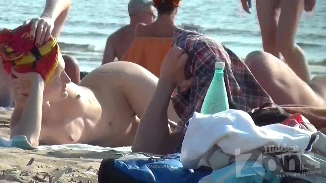 crowded, nudist, beach, series - video 8