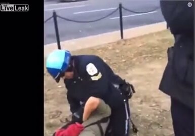 Cop sits on kid’s head during arrest