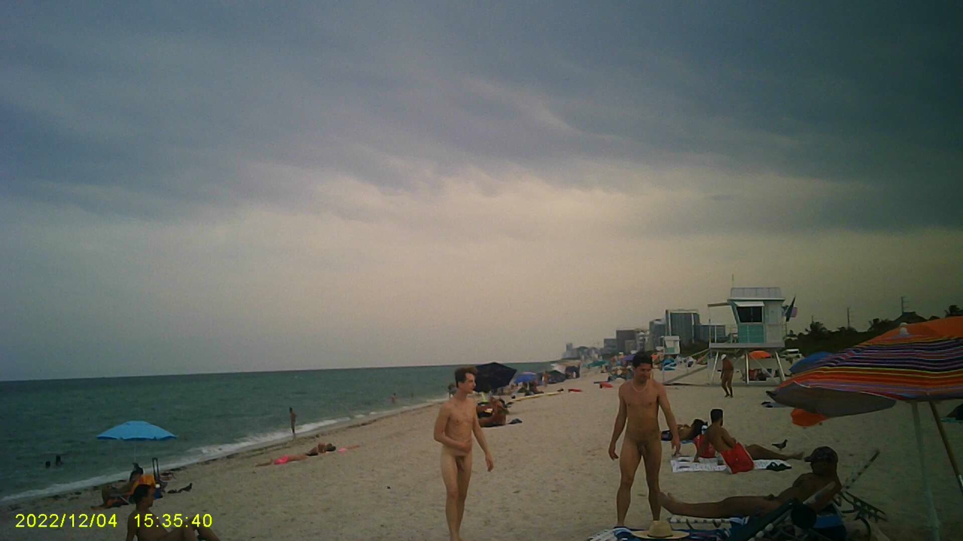 Nude Gay Friends at the Beach