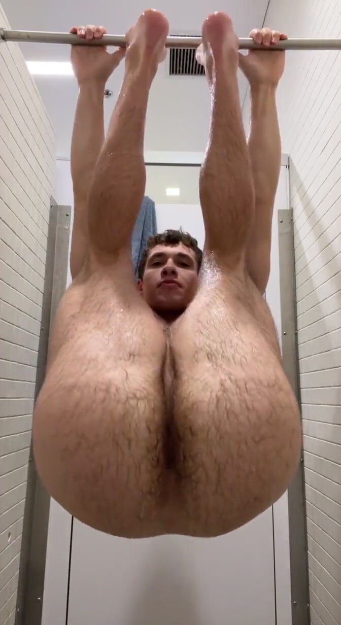 Boy showing his booty hole