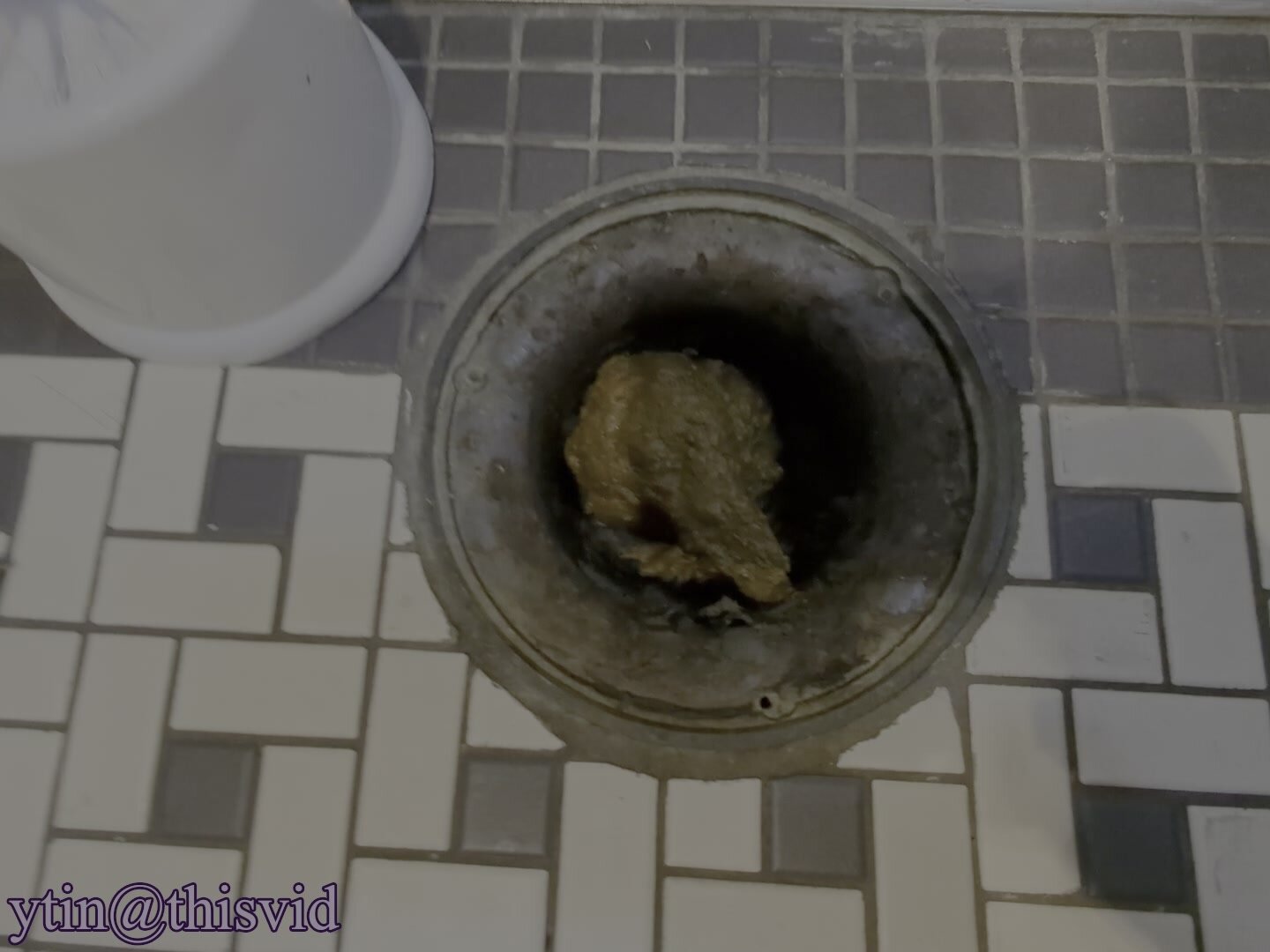 Public Restroom Drain Shit and Piss #16