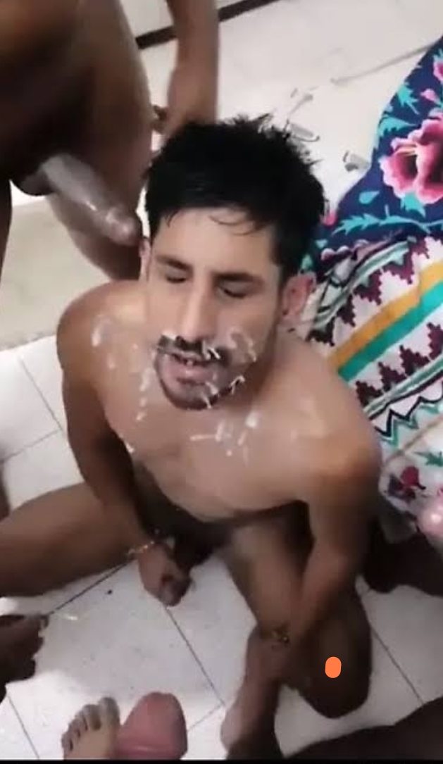 Indian gay cum in face big dick